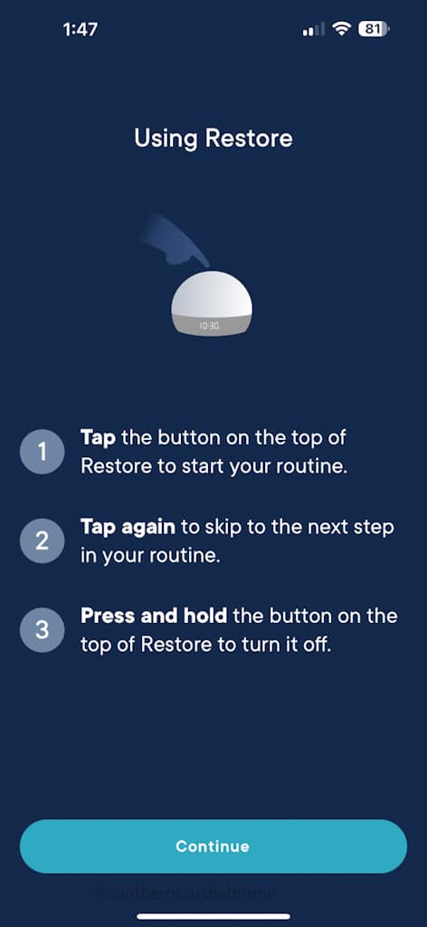 hatch sound machine app step by step 6