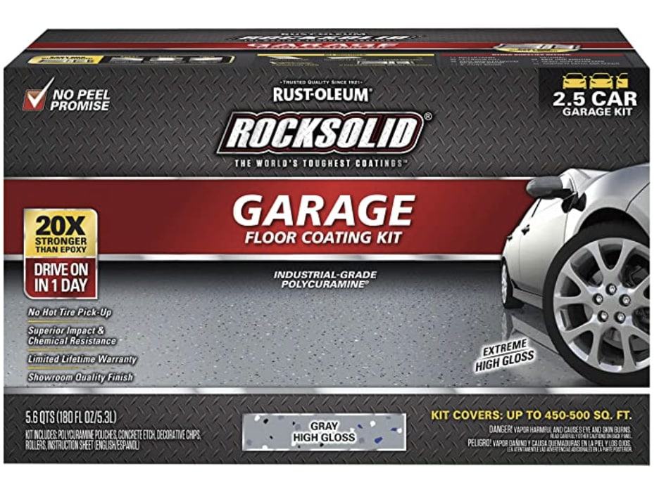 Rust-Oleum Rocksolid garage coating kit