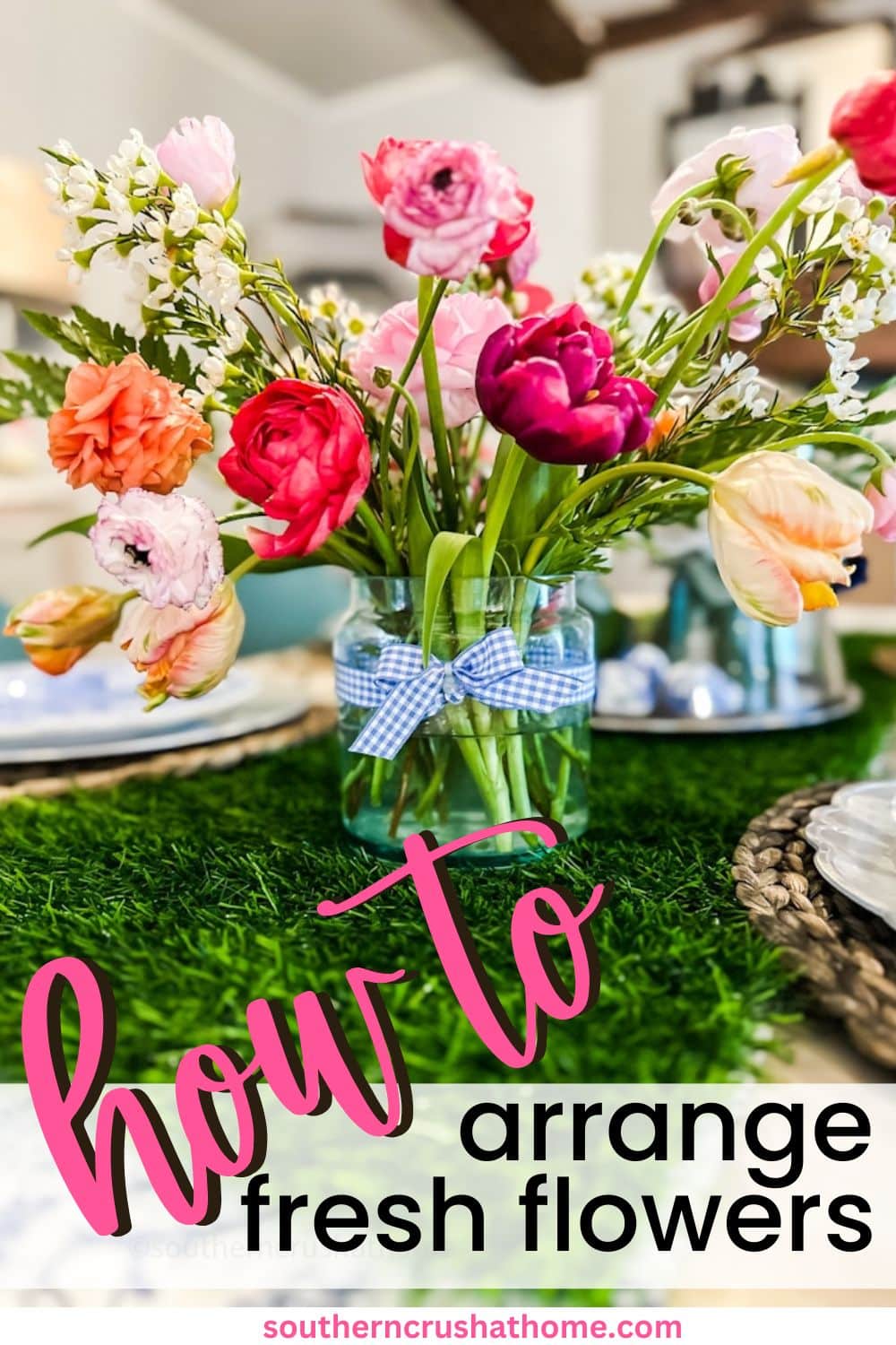 How to Arrange Fresh Flowers PIN