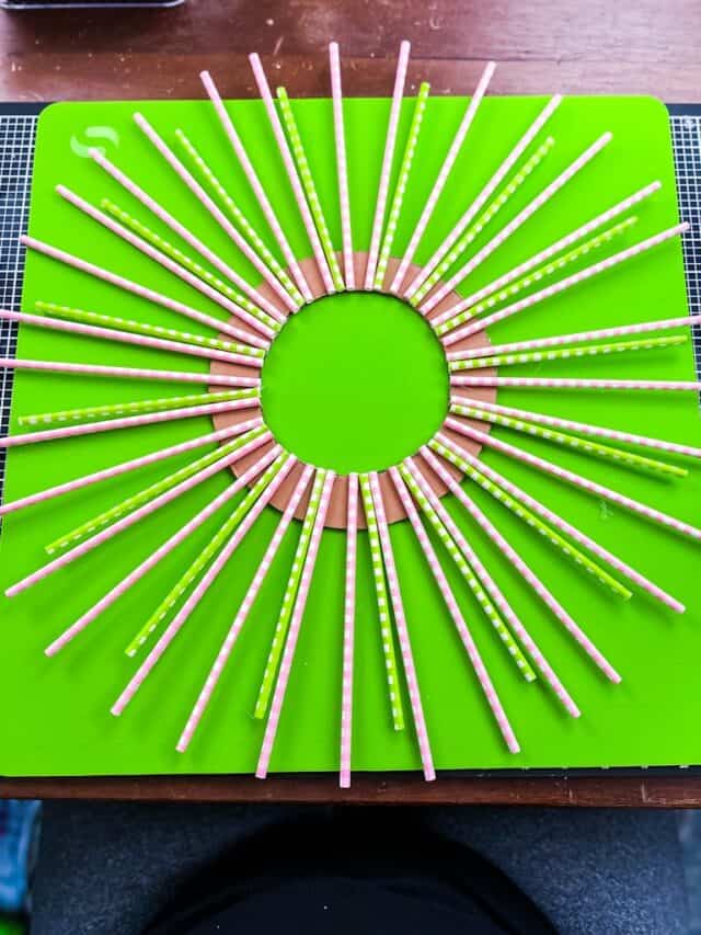 layering the straws