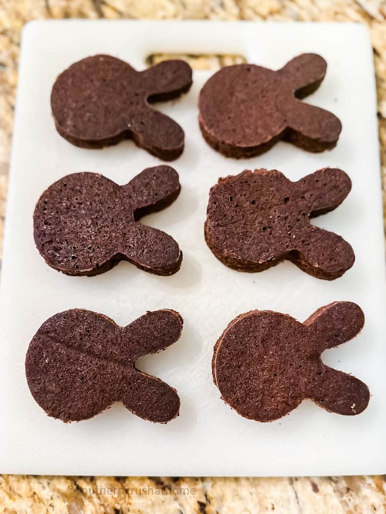 Easy Easter Dessert Brownie Bunnies Southern Crush at Home