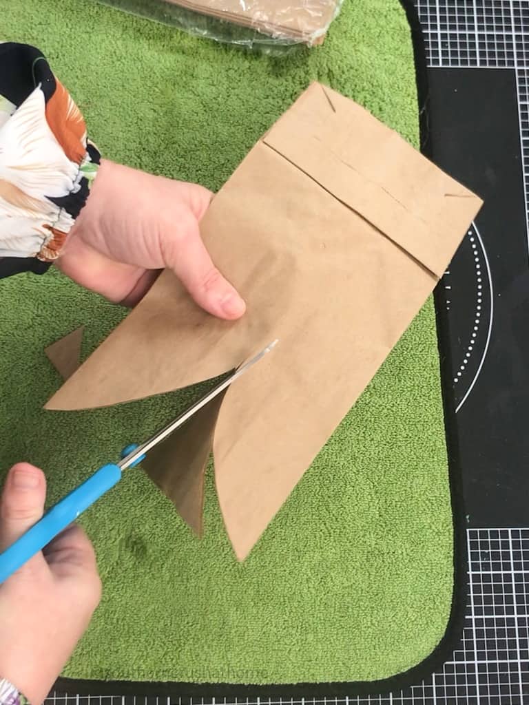 cutting out bunny ears