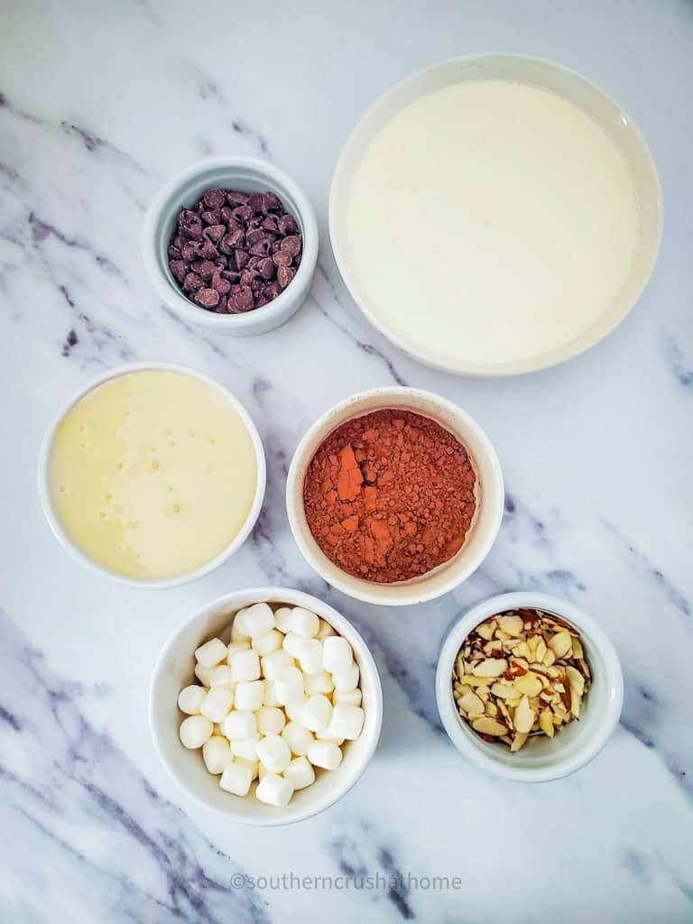 rocky road ice cream ingredients