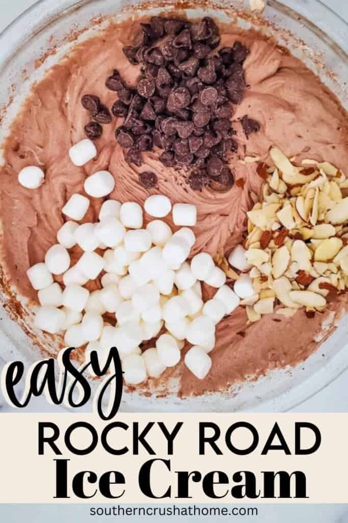 Creamy Rich Rocky Road Ice Cream Recipe