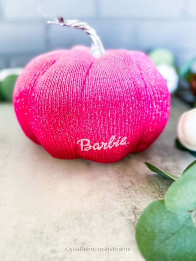 Easy Barbie Pink No-Carve Pumpkin Decorating Ideas: How to Create ...