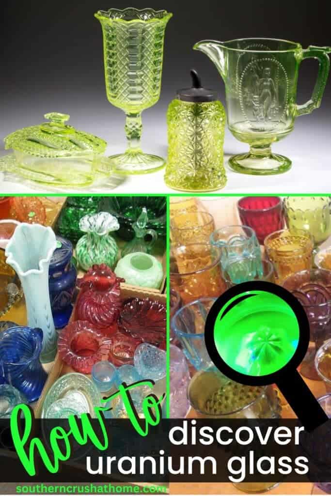 thumbnail image 2 of Uranium Glass Vase - Nude Women Art Deco, Vaseline Glass, Bohemian, Glows Under UV 2 of 4