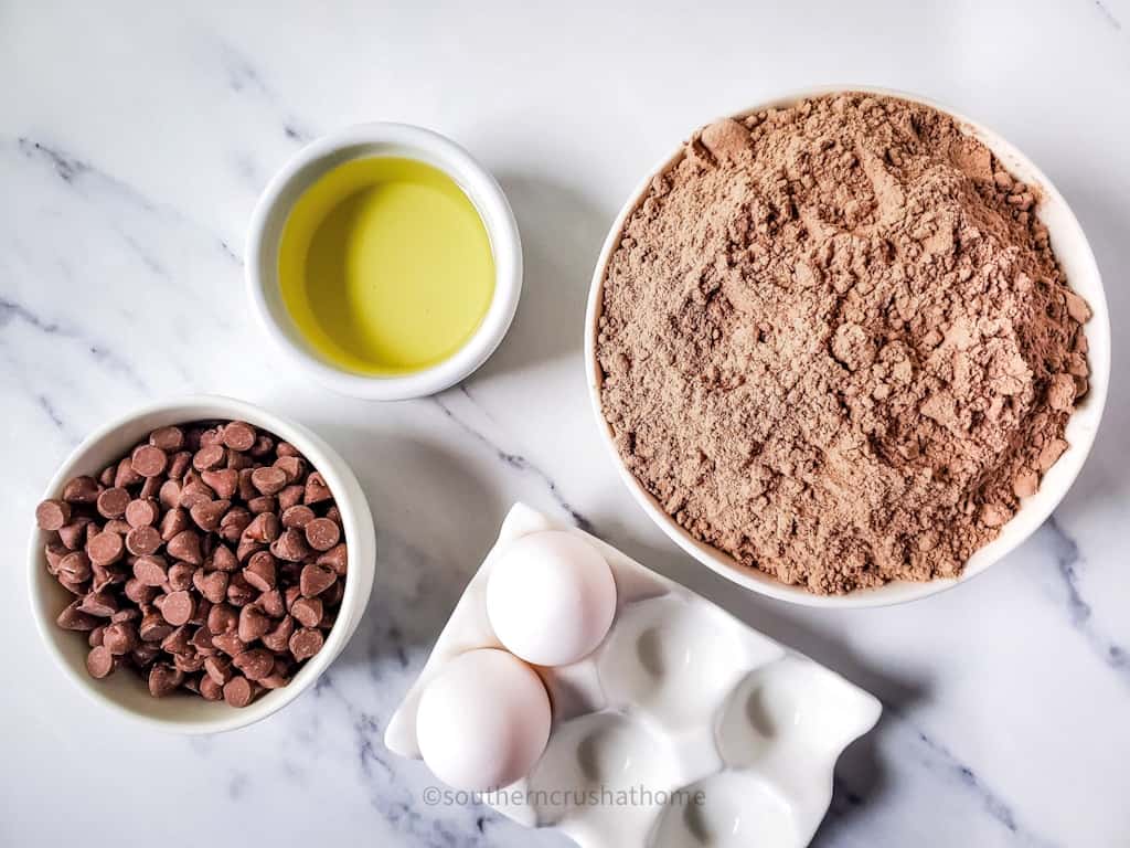 Brownie Mix Cookies ingredients