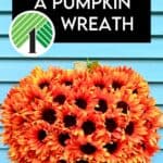 How to Make a Pumpkin Wreath PIN