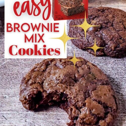 brownie mix cookies PIN