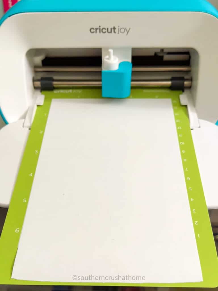 cutting with a cricut joy machine