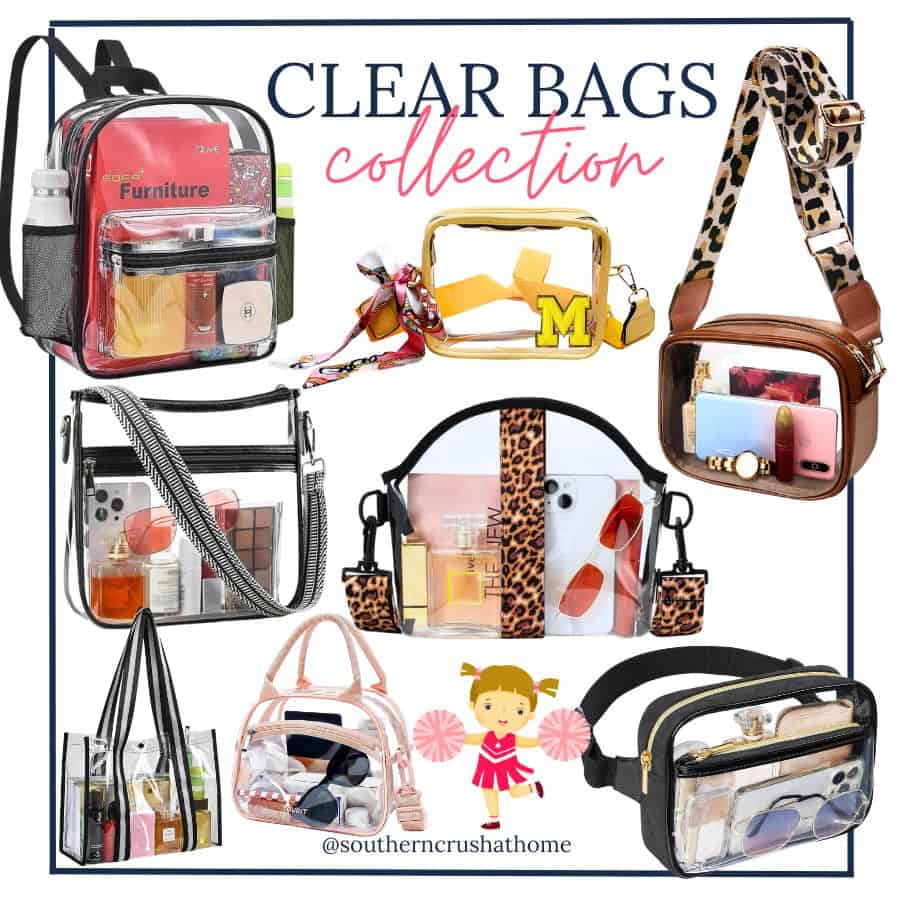 clear bags Crush Collection