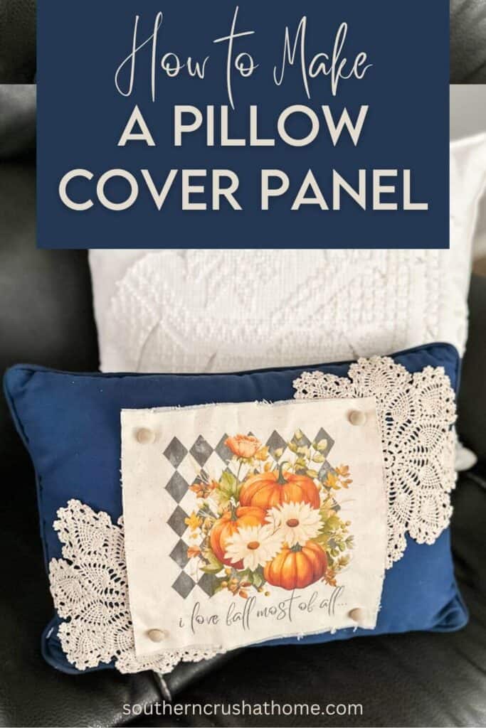 How to Make a Pillow Cover Panel PIN