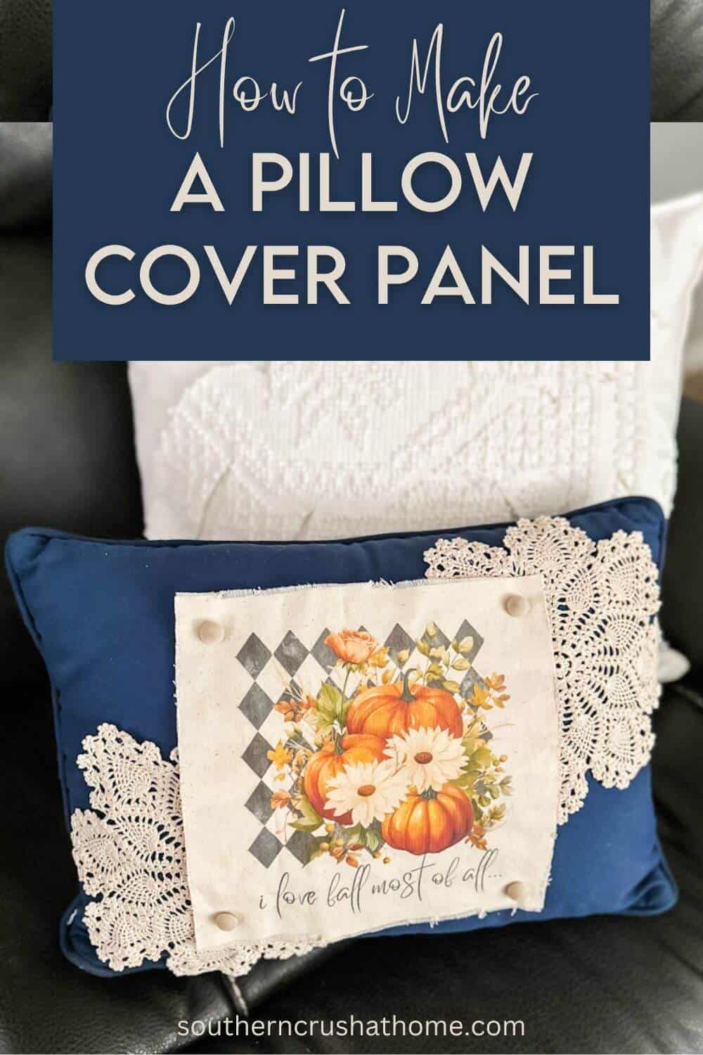 How to Make a Pillow Cover Panel PIN 