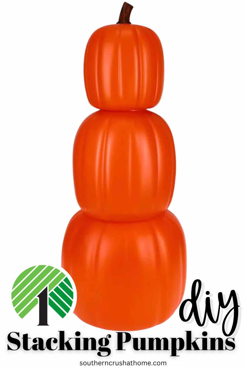 $5 Dollar Tree Plus Stacking Pumpkins