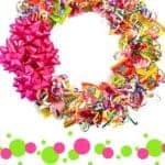 DIY Halloween Wreath with Candy PIN