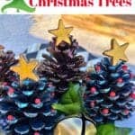 DIY Pine Cone Christmas Trees