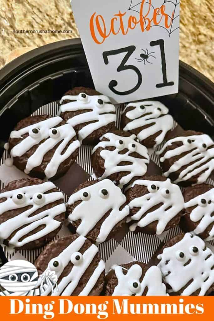 Easy Last-Minute Halloween Party Food Idea: Mummy Ding Dong Cupcakes