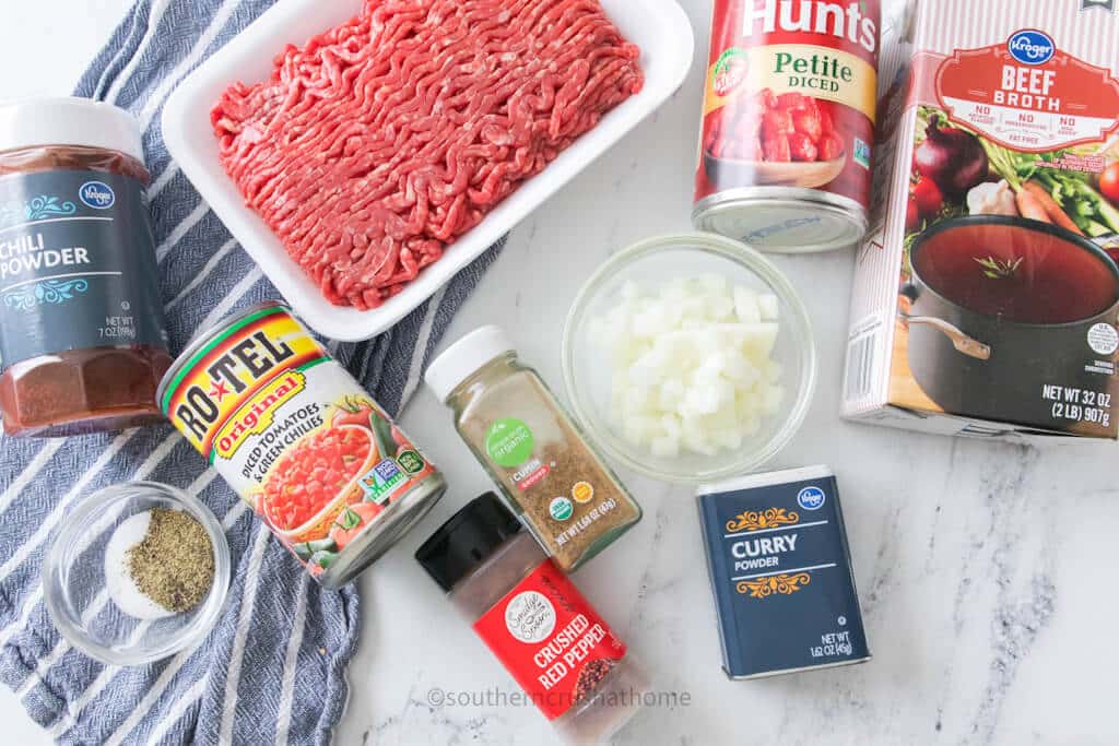 ingredients for instant pot chili