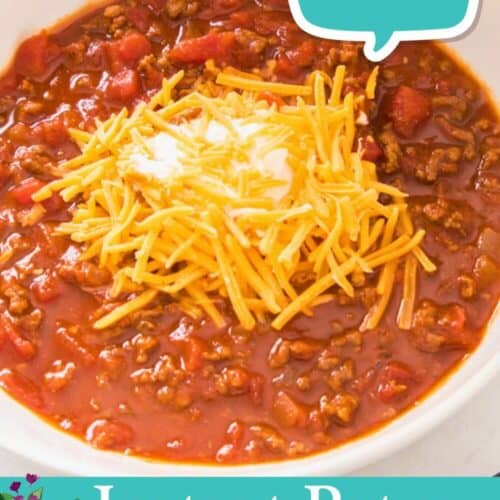 Pioneer Woman Instant Pot Chili PIN