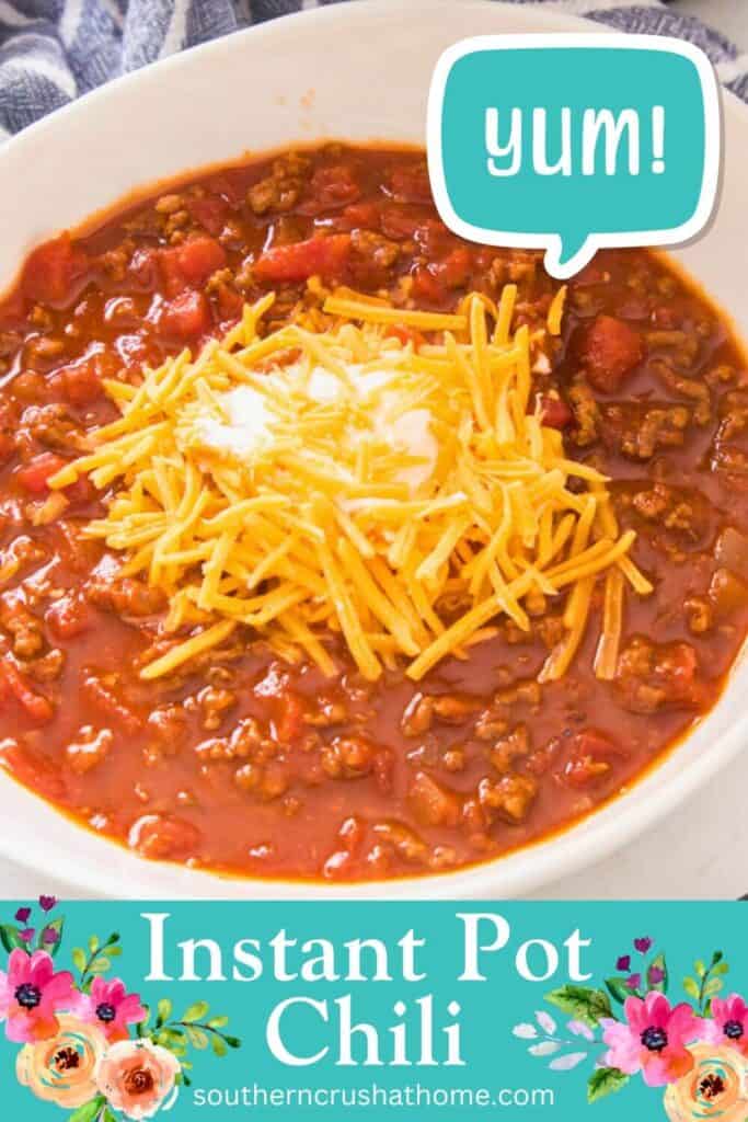 Pioneer Woman Instant Pot Chili