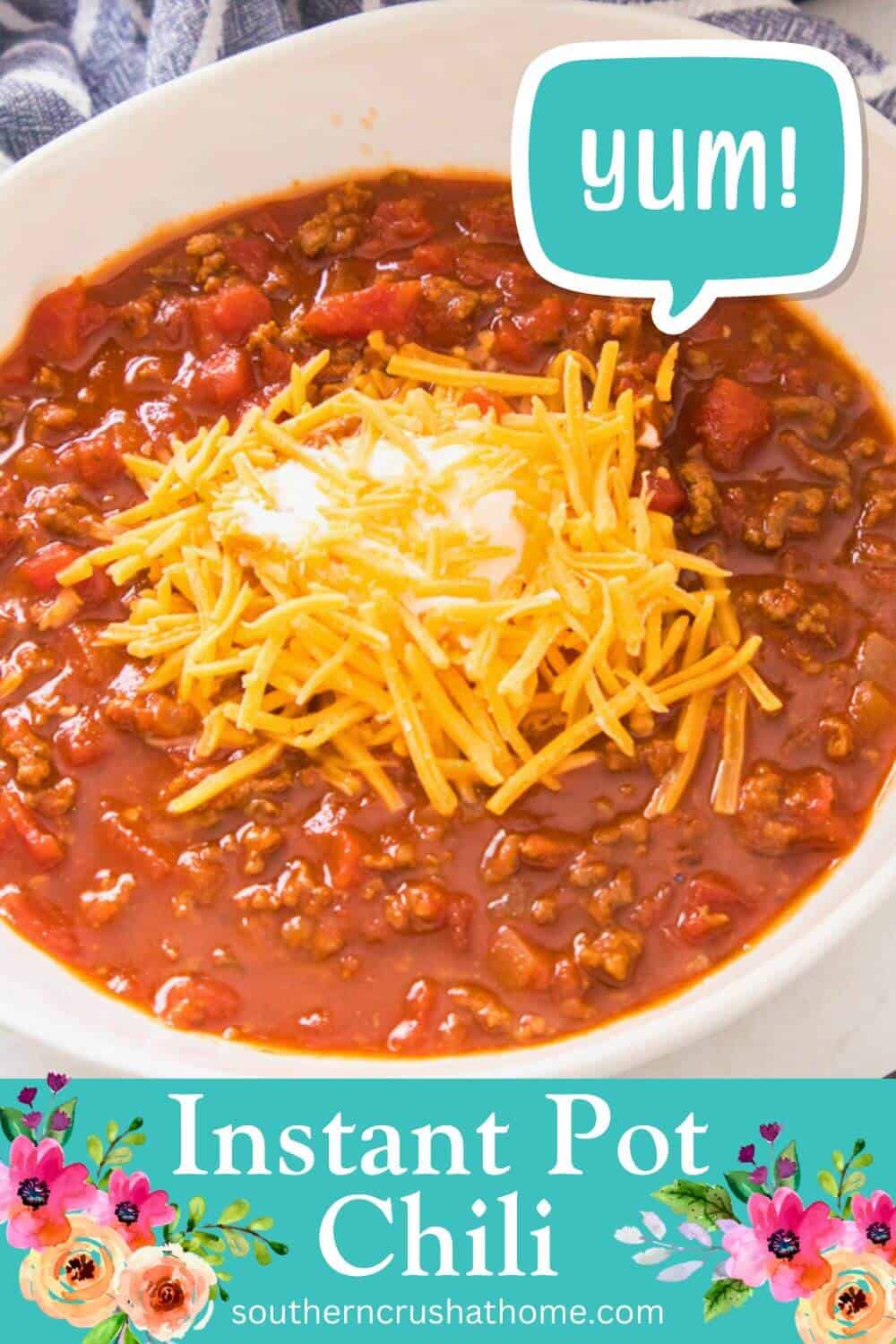 Pioneer Woman Instant Pot Chili PIN