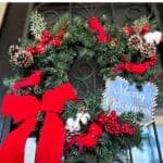 Red Bird Christmas Wreath