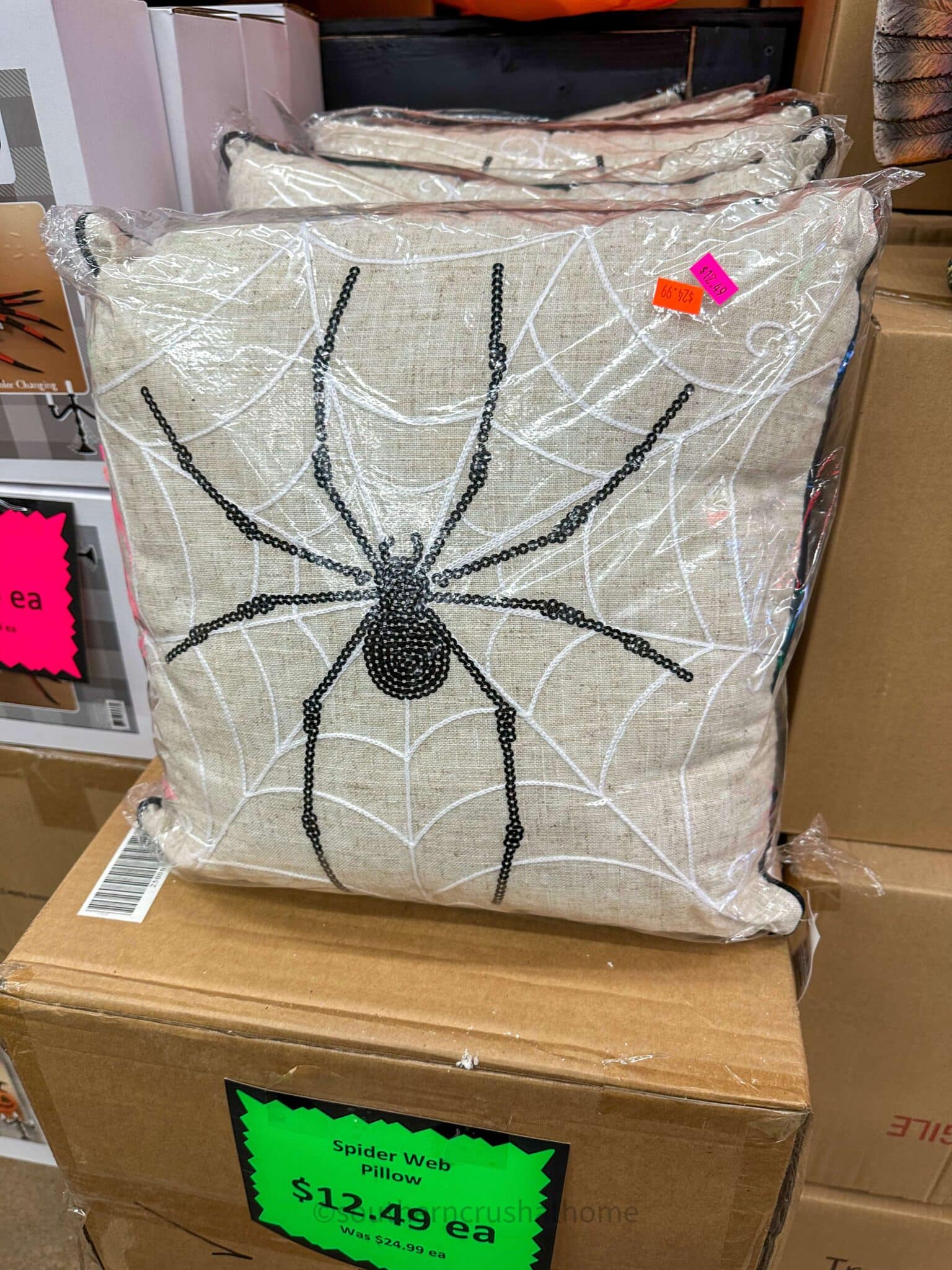 spider pillow