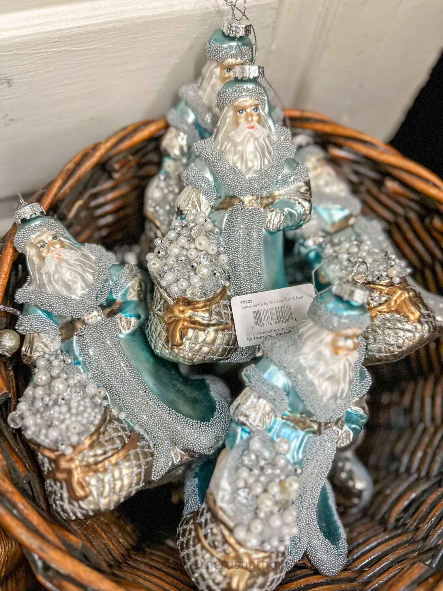 blue wise men ornaments