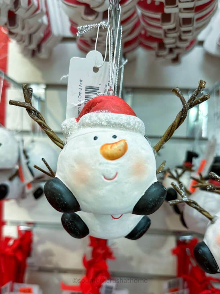 snowman ornament