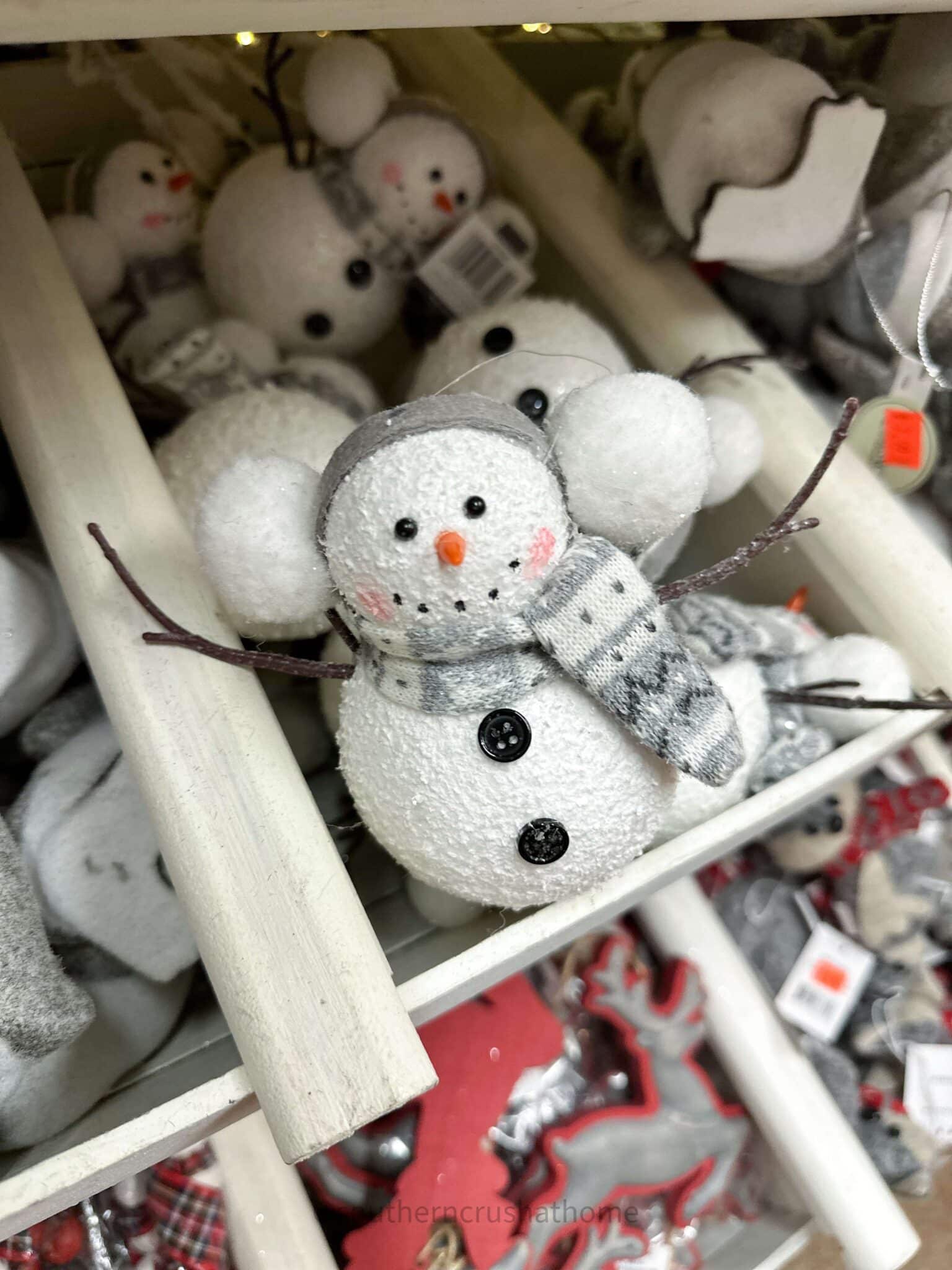 snowman ornament