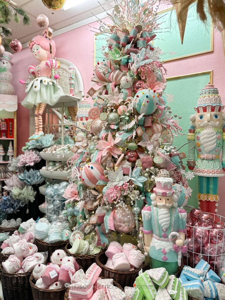 candyland pink christmas tree