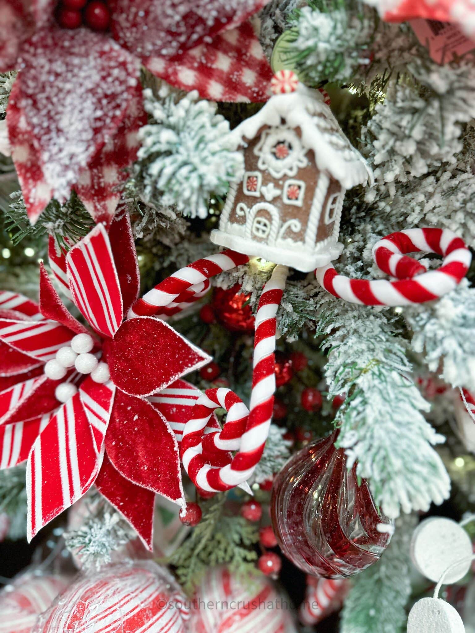 tiny gingerbread house ornament