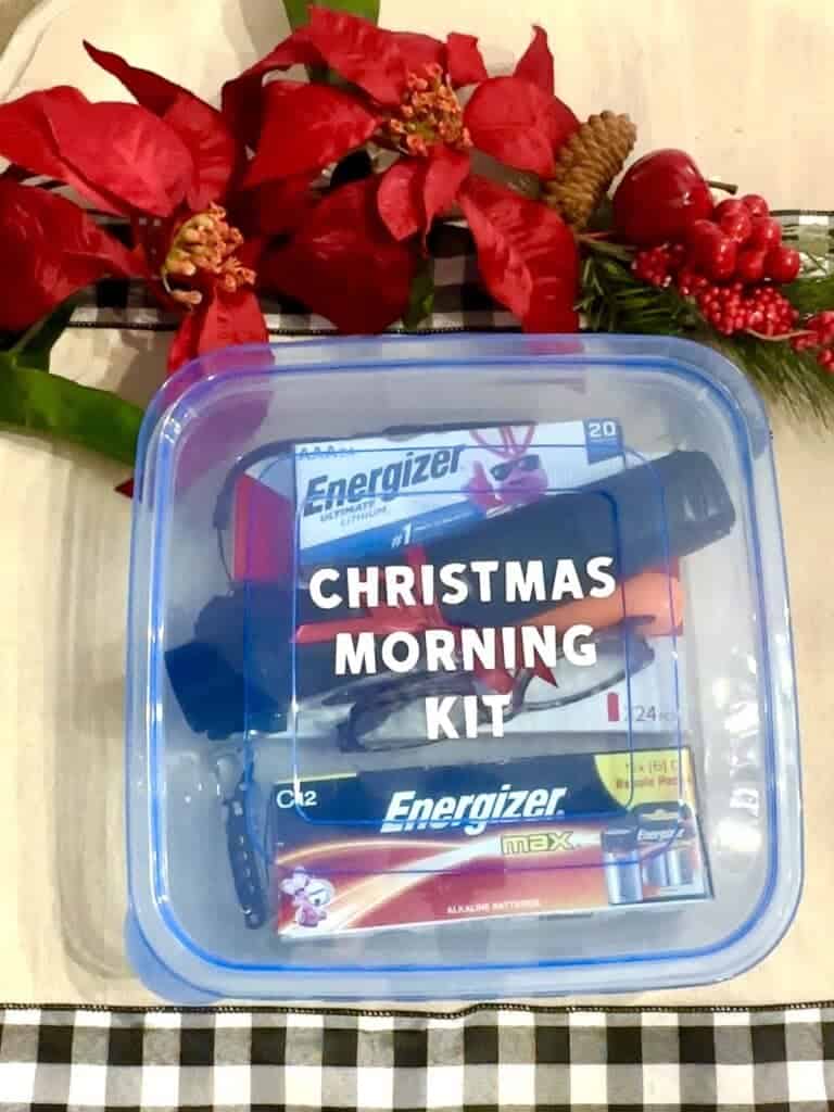 How to Make a Christmas Morning Survival Kit