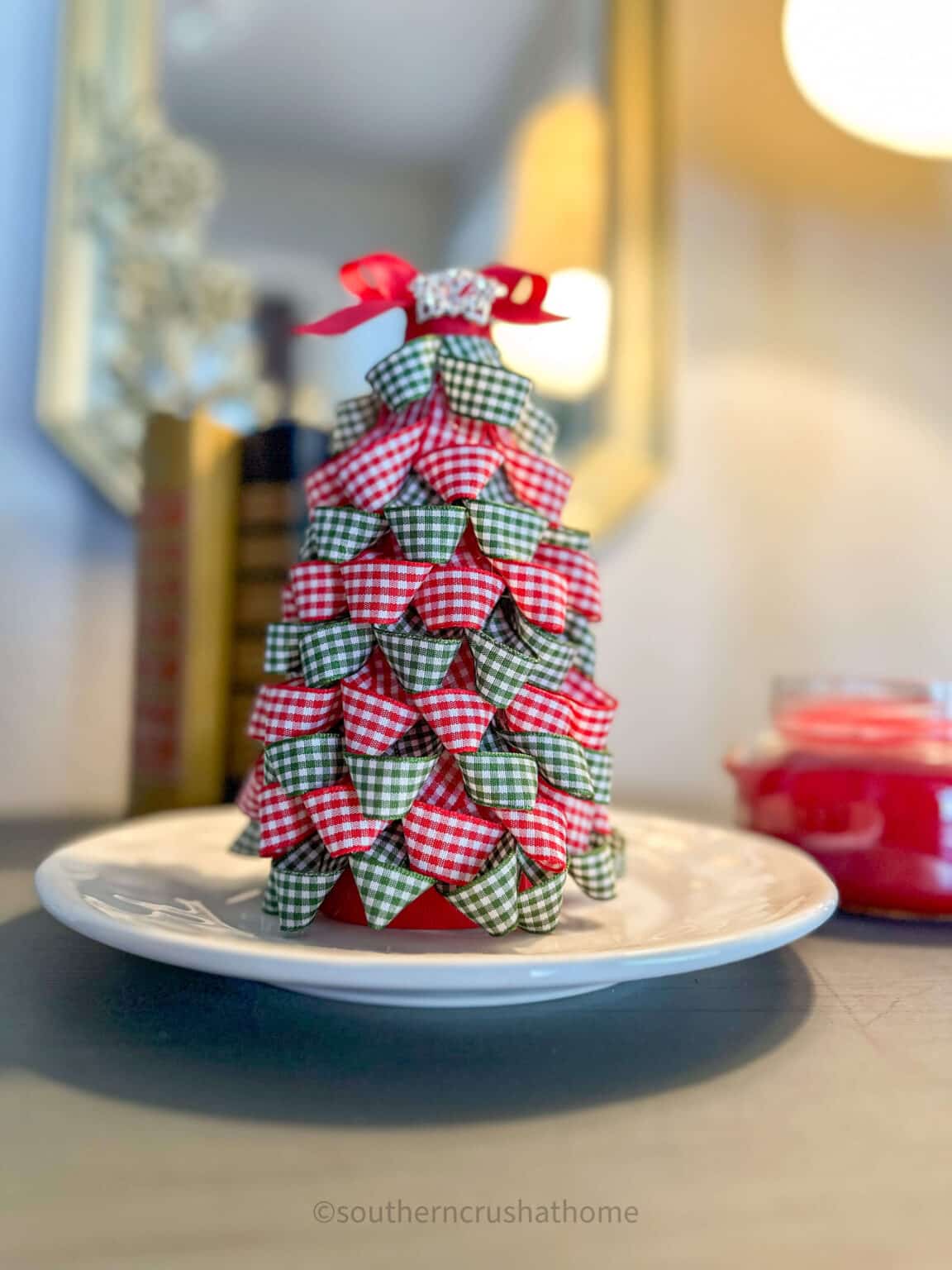 How to Make A Ribbon Christmas Tree Southern Crush at Home