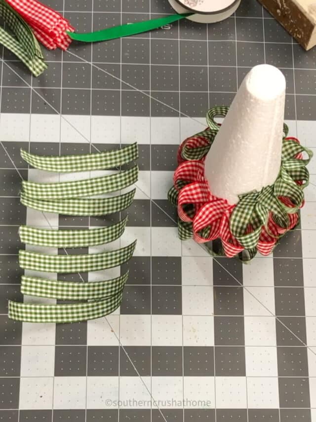 How to Make A Ribbon Christmas Tree - Southern Crush at Home