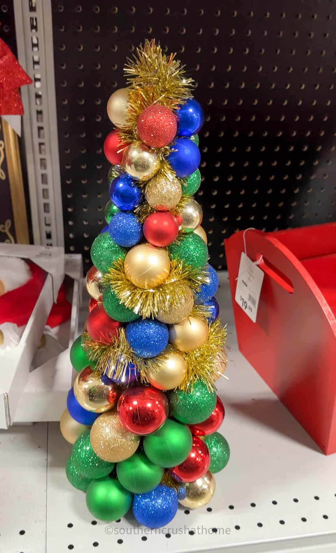 multicolor ornament tree