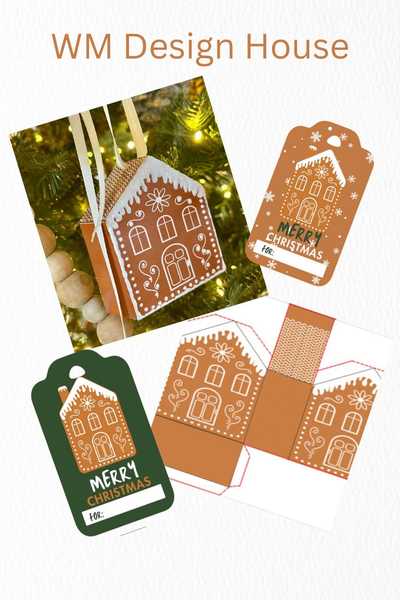 WM Design House gingerbread printables