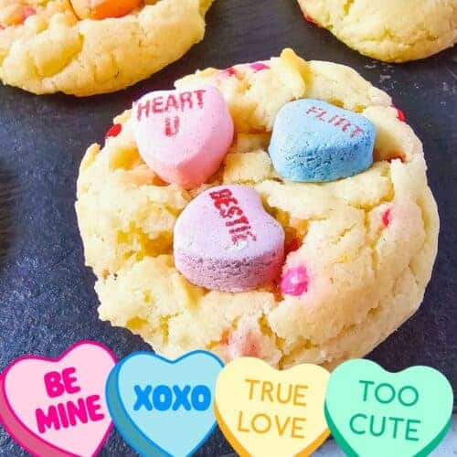 Conversation Hearts Valentine Cookies PIN