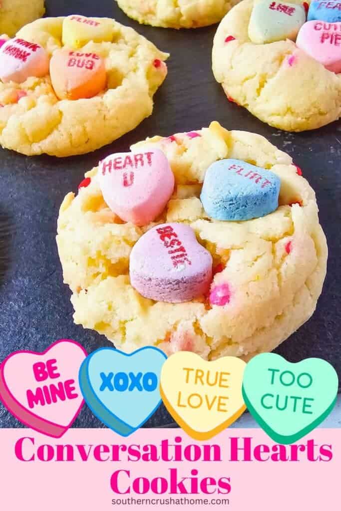 Cute Conversation Hearts Valentine Cookies: Perfect for Valentine’s Day