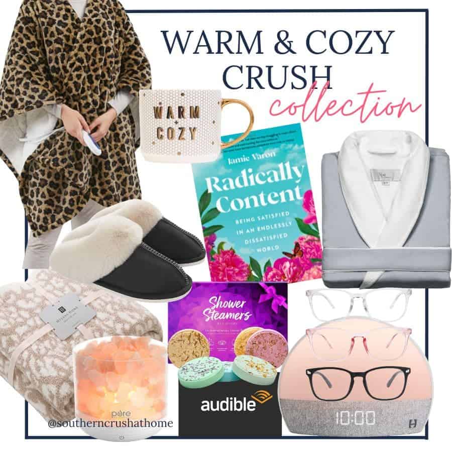 warm and cozy amazon finds collage