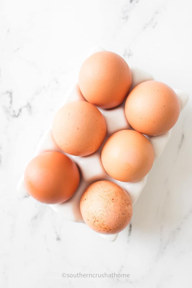 fresh brown eggs