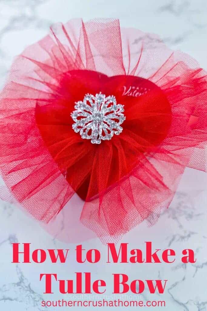 How to Make an Easy Tulle Bow for a Box of Chocolates