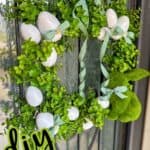 Plastic Easter Egg Easter Wreath PIN