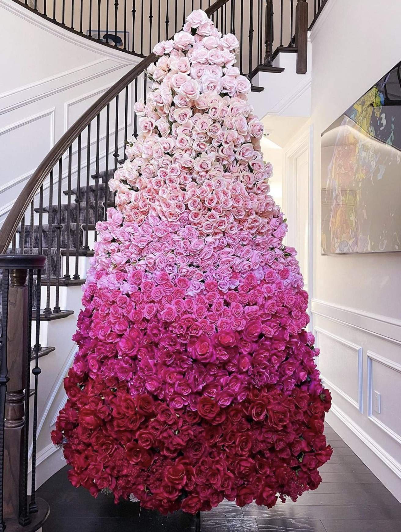 Ombre Rose Valentine Tree