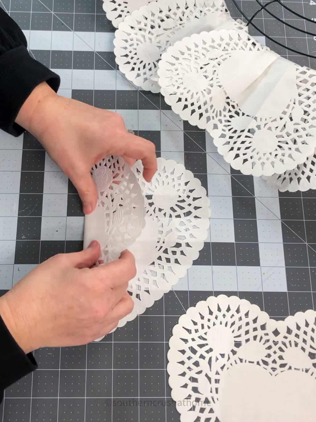 folding doily