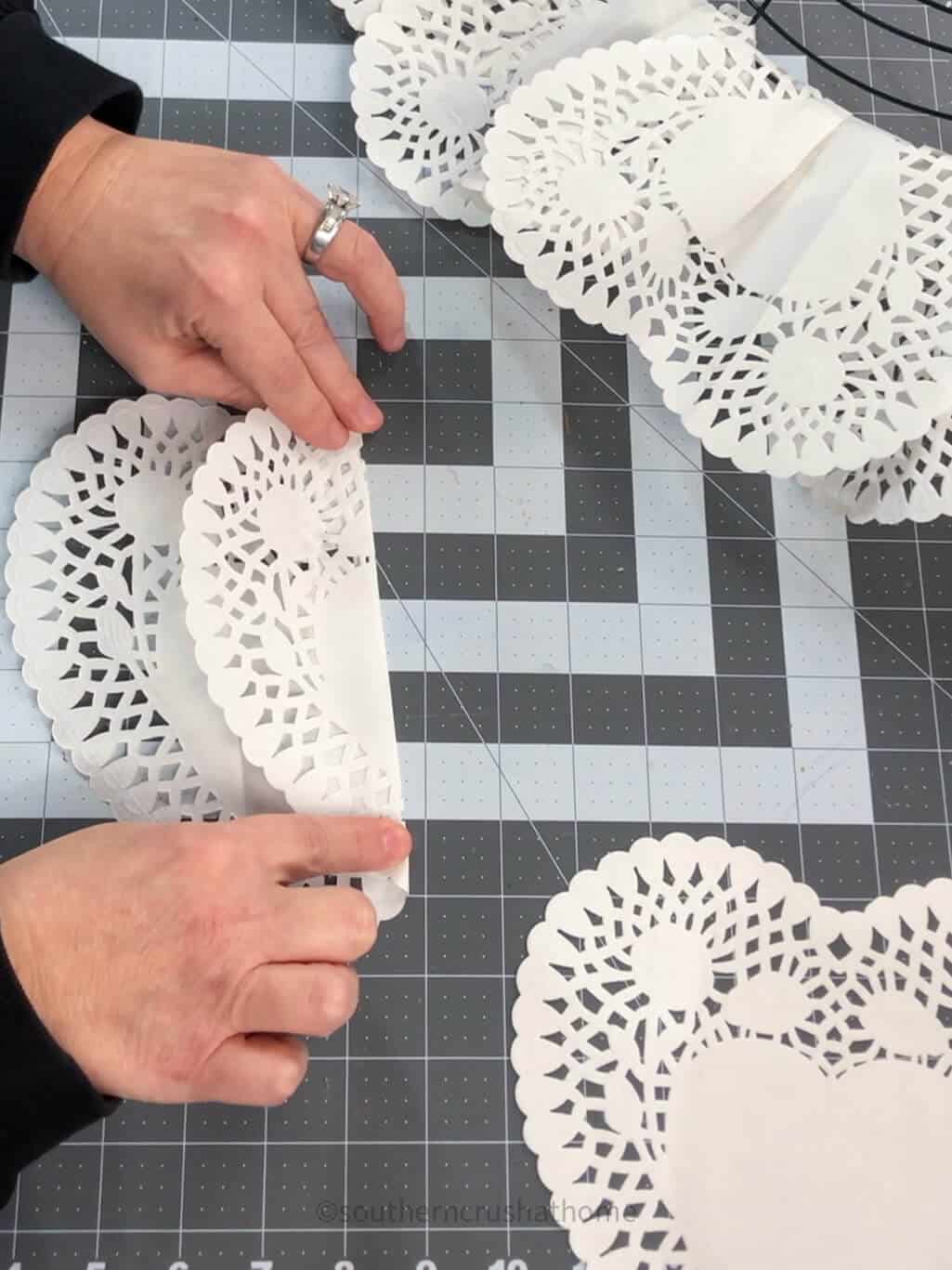 folding doily