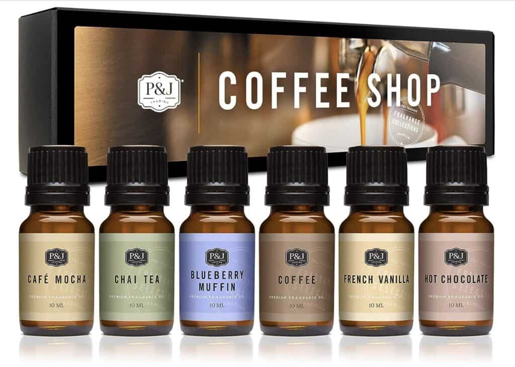 warm and cozy coffee scented essential oils