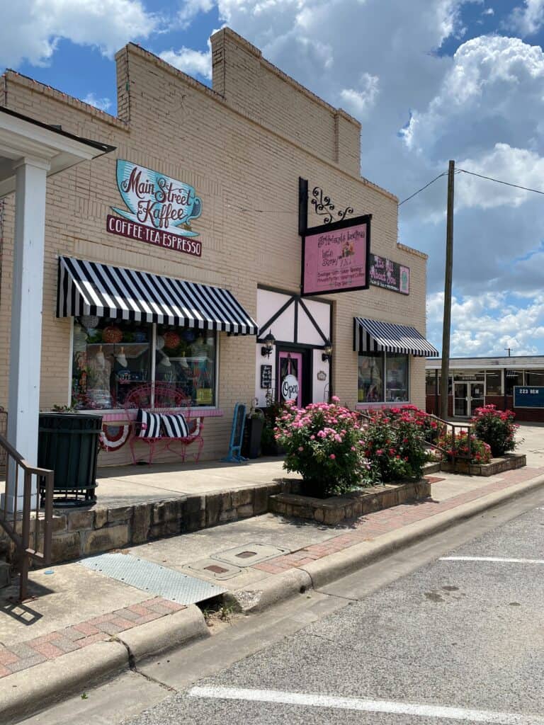 boutique and coffee shop