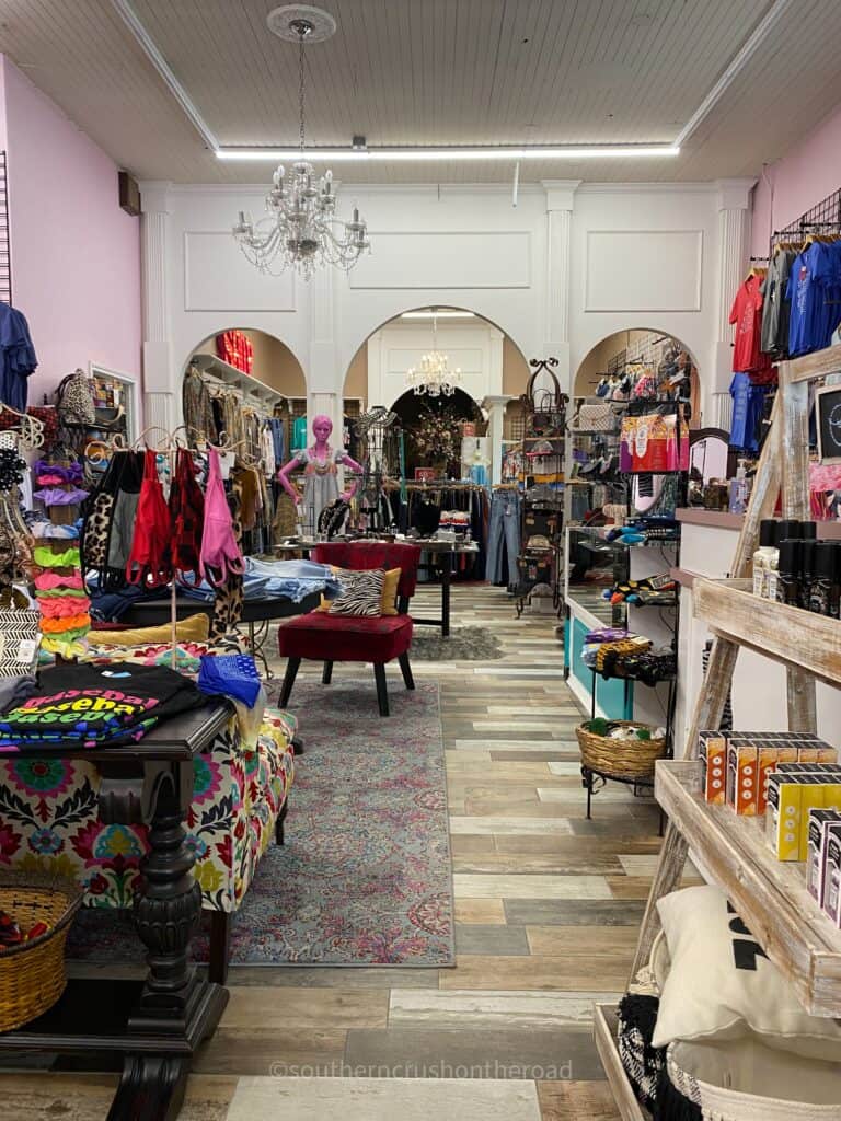 inside the boutique