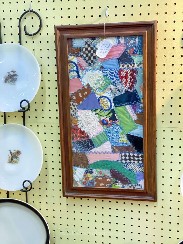framed quilted craft